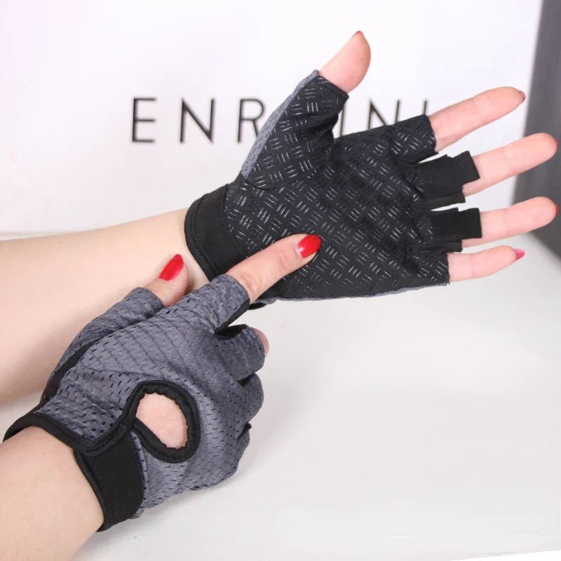 Gants Musculation - GymGloves™ - Gris - Vital actif