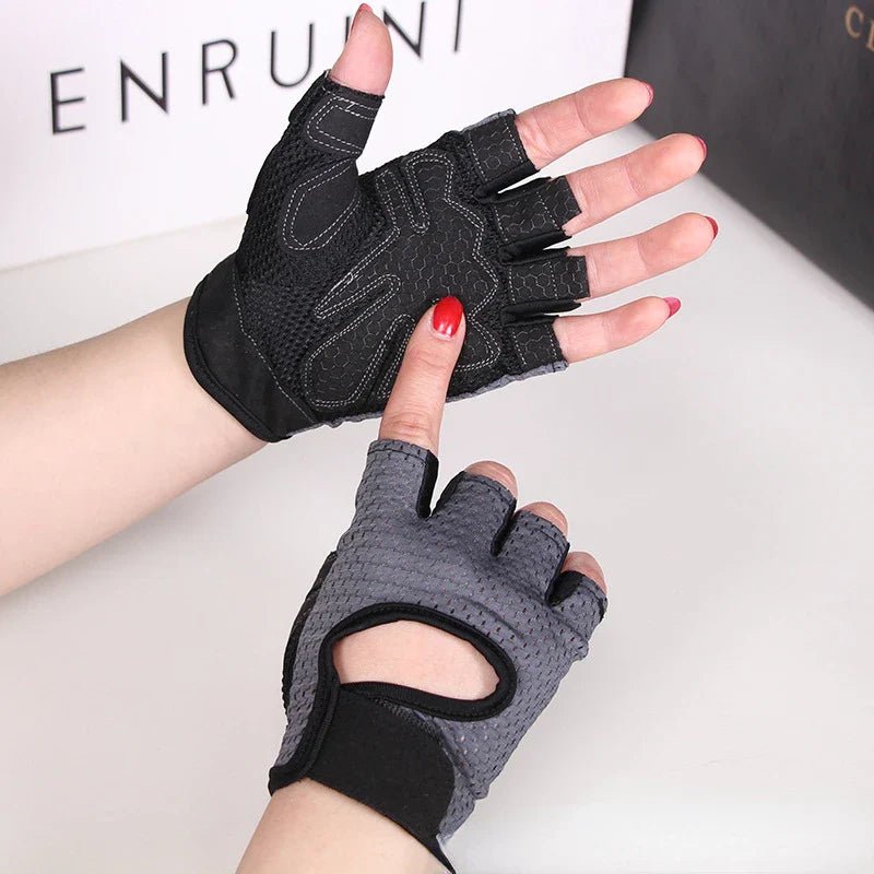 Gants Musculation - GymGloves™ - Gris - Vital actif