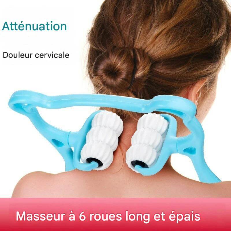 rouleaux-de-massage-masseur-manuel-bleu-six-roues-ergonomique-effet-sur-bien-faits-sur-le-corps